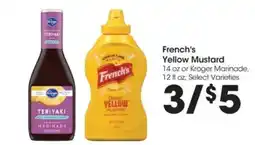 Food 4 Less French's Yellow Mustard offer
