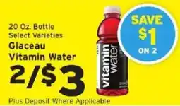 Hannaford Glaceau vitamin water offer