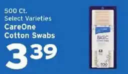 Hannaford CareOne cotton swabs offer