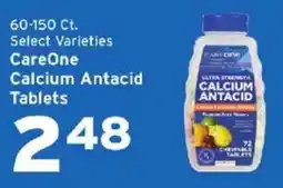 Hannaford CareOne calcium antacid tablets offer