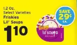Hannaford Friskies lil' soups offer