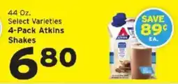 Hannaford 4-Pack Atkins Shakes offer