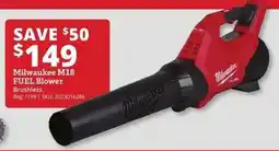 Rural King Milwaukee M18 FUEL Blower offer