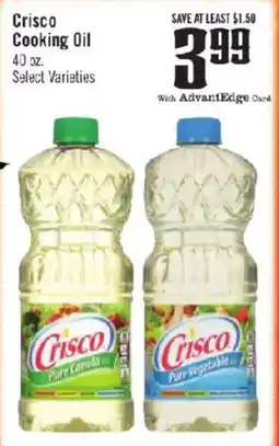 Price Chopper Crisco cooking oil offer