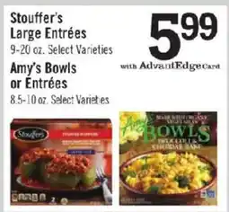 Price Chopper Stouffer's Large Entrées offer