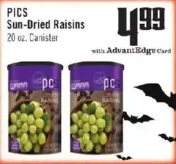 Price Chopper Pics Sun-Dried Raisins offer