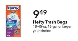 Publix Hefty trash bags offer
