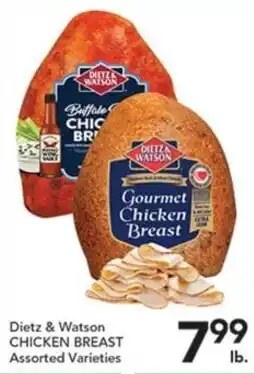 Pete's Fresh Market Dietz & Watson chicken breast offer