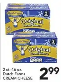 Pete's Fresh Market Dutch Farms cream cheese offer
