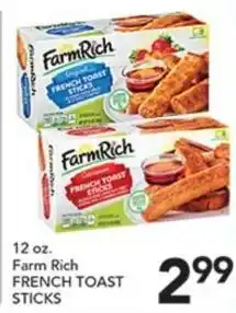 Pete's Fresh Market Farm Rich french toast sticks offer