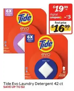 Winn Dixie Tide Evo Laundry Detergent offer