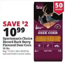 Rural King Sportsman's Choice Deer Corn offer