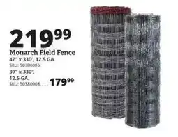 Rural King Monarch Field Fence offer
