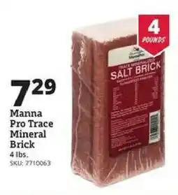Rural King Manna Pro Trace Mineral Brick offer