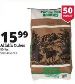 Rural King Alfalfa Cubes offer