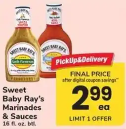ACME Sweet Baby Ray's Marinades & Sauces offer