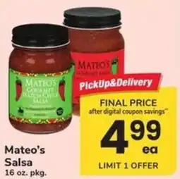 ACME Mateo's Salsa offer