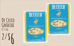 Jewel-Osco De Cecco Gnocchi offer