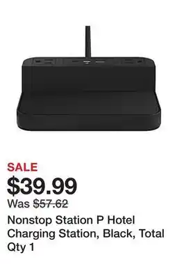 Office Depot Nonstop Station P Hotel Charging Station, Black, Total Qty 1 offer