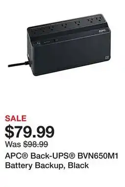 Office Depot APC Back-UPS BVN650M1 Battery Backup, Black offer