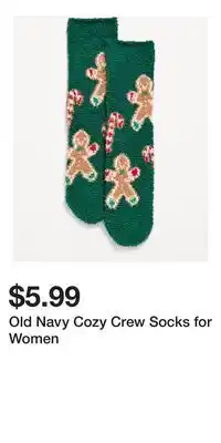 Old Navy Old Navy Cozy Crew Socks for Women offer