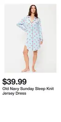 Old Navy Old Navy Sunday Sleep Knit Jersey Dress offer