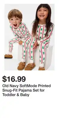 Old Navy Old Navy SoftMode Printed Snug-Fit Pajama Set for Toddler & Baby offer