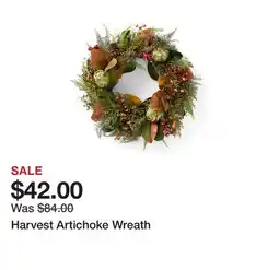 Belk Harvest Artichoke Wreath offer