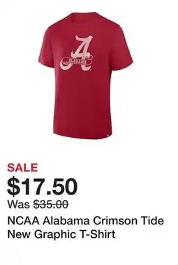 Belk NCAA Alabama Crimson Tide New Graphic T-Shirt offer