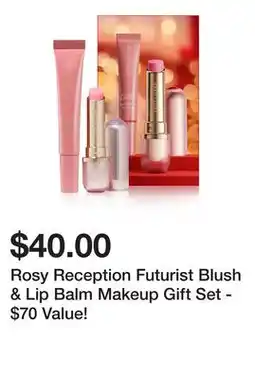 Belk Rosy Reception Futurist Blush & Lip Balm Makeup Gift Set - $70 Value! offer