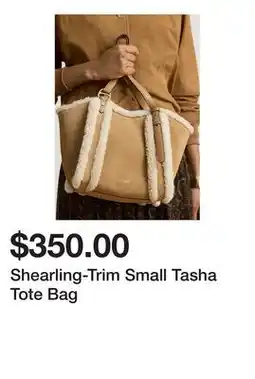 Belk Shearling-Trim Small Tasha Tote Bag offer