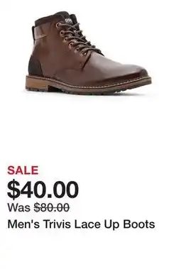 Belk Men's Trivis Lace Up Boots offer
