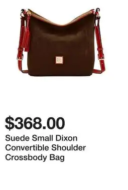 Belk Suede Small Dixon Convertible Shoulder Crossbody Bag offer