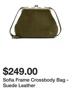 Belk Sofia Frame Crossbody Bag - Suede Leather offer