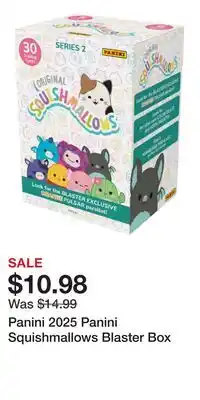Game Stop Panini 2025 Panini Squishmallows Blaster Box offer
