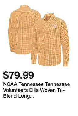 Belk NCAA Tennessee Tennessee Volunteers Ellis Woven Tri-Blend Long Sleeve Button-Down Shirt offer