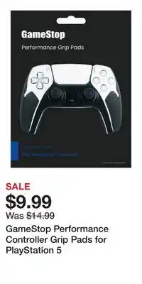 Game Stop GameStop Performance Controller Grip Pads for PlayStation 5 offer