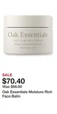 Ulta Beauty Oak Essentials Moisture Rich Face Balm offer