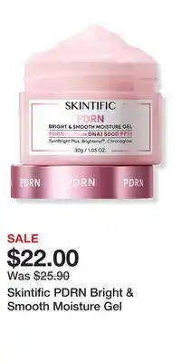 Ulta Beauty Skintific PDRN Bright & Smooth Moisture Gel offer