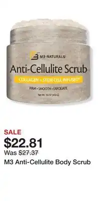 Ulta Beauty M3 Anti-Cellulite Body Scrub offer