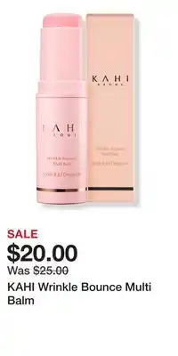 Ulta Beauty KAHI Wrinkle Bounce Multi Balm offer