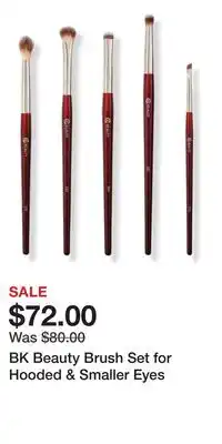 Ulta Beauty BK Beauty Brush Set for Hooded & Smaller Eyes offer