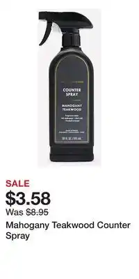 Bath & Body Works Mahogany Teakwood Counter Spray offer