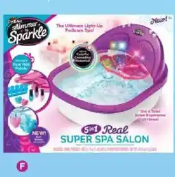 Mills Fleet Farm Cra-Z-Art Shimmer & Sparkle 5 in 1 Real Super Spa Salon offer