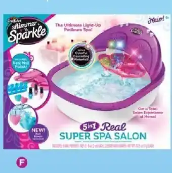 Cra-Z-Art Shimmer & Sparkle 5 in 1 Real Super Spa Salon