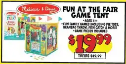 Ollie's FUN AT THE FAIR GAME TENT offer