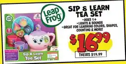 Ollie's LeapFrog Sip & Learn Tea Set offer