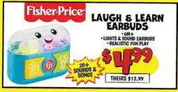 Ollie's LAUGH & LEARN EARBUDS offer