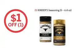 Woodman's Kinder's seasoning offer