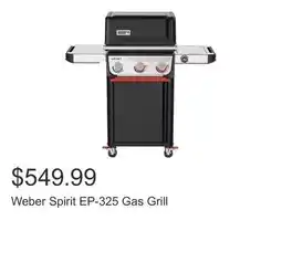 Costco Weber Spirit EP-325 Gas Grill offer